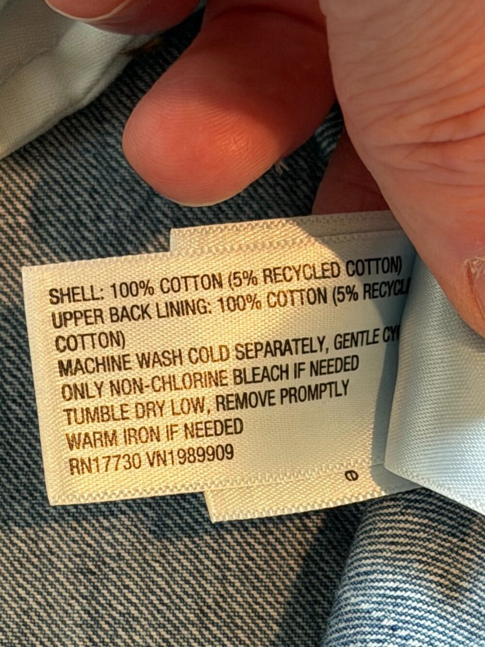 Universal Thread Blue Jean Denim Shirt Dress Size Large - Picture 9 of 10